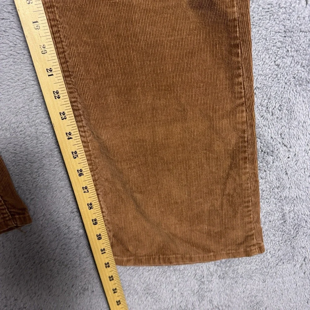 Vintage Levis 517 Corduroy Pants Mens 36x32 Talon Zip White Tab 1582 Flare USA